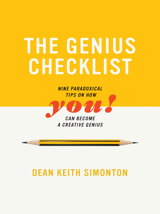 Title details for The Genius Checklist by Dean Keith Simonton - Available